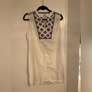 Jcrew white dress size medium